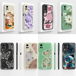 For Vivo Y51 Y51A Y53S Y31 Y33 Case Exquisite Phone Back Cover For Vivo Y 51(2020) Y 31 (2021) Soft Liquid Silicone Funda Coque