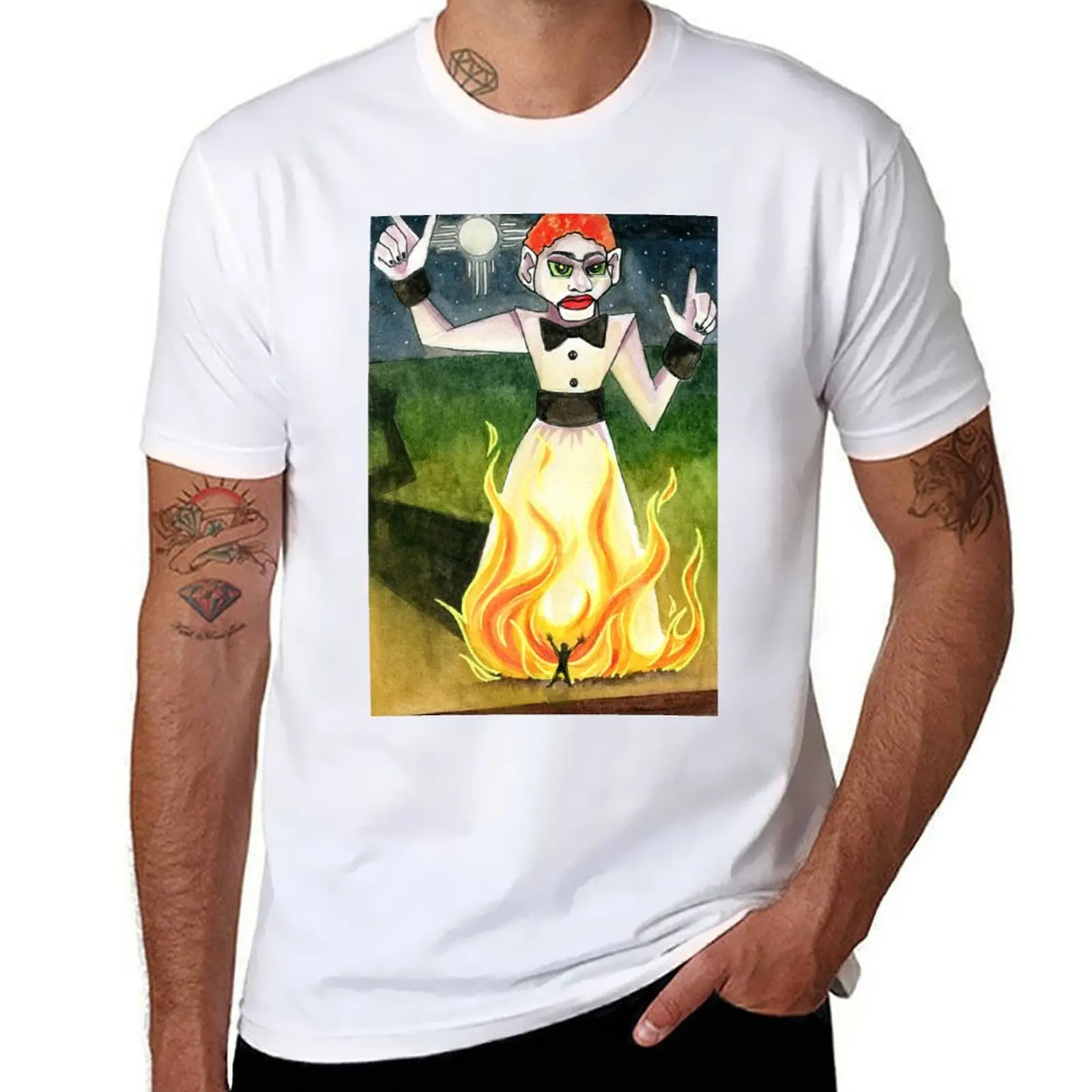 

Zozobra T-Shirt man t shirt heavy cotton t shirt men 100% cotton luxury brand T-Shirt