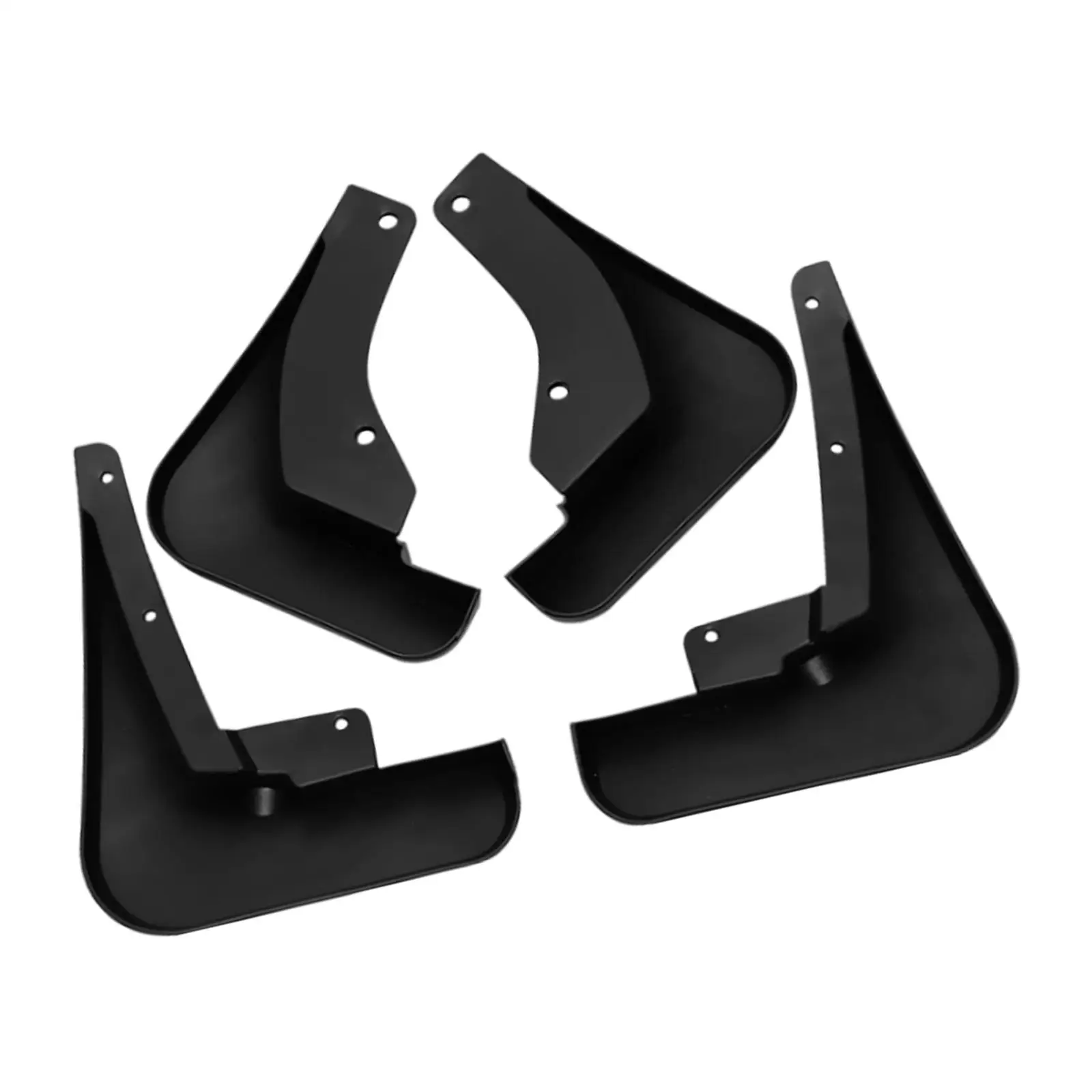 

4 Pieces Car Wheel Mud Flaps Exterior Parts Durable Car Accessories Automotive Fender for Nissan Kicks No Drilling Required