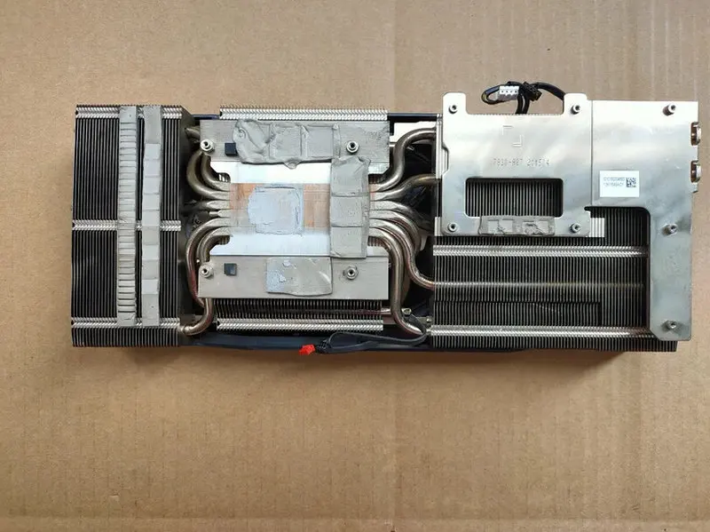 Original Radiator Cooler for MSI RTX3070 RTX3070ti Gaming X/Z Trio Graphics  Video Card with Backplate