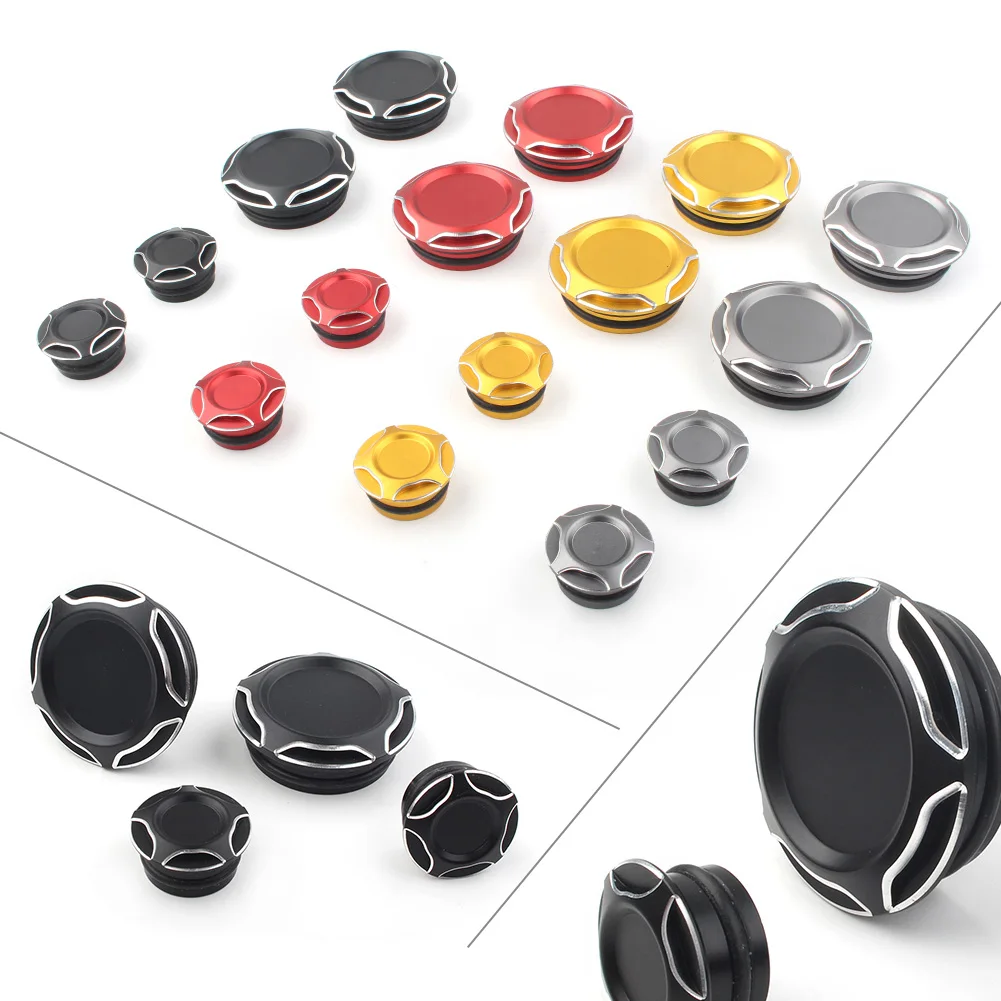 4Pcs/Set  Frame Bar Screw Hole Cover Prevent Dust Cap Plug for Ducati Scrambler 400 800 1100 2013-2018 2019 2020
