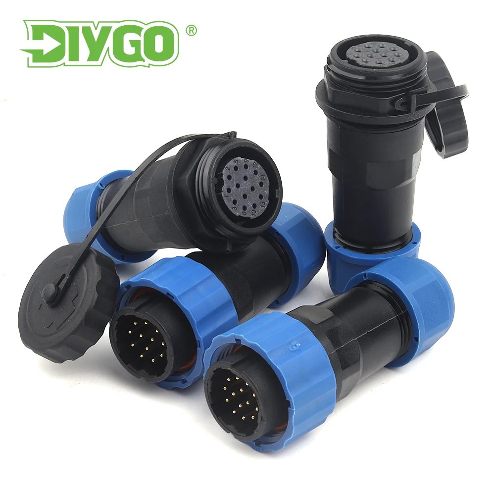 

Sp20 Ip68 Butt Type Waterproof Connector Aviation Plug Ssocket Socket for Outdoor Electrical Cable Connection Equipments