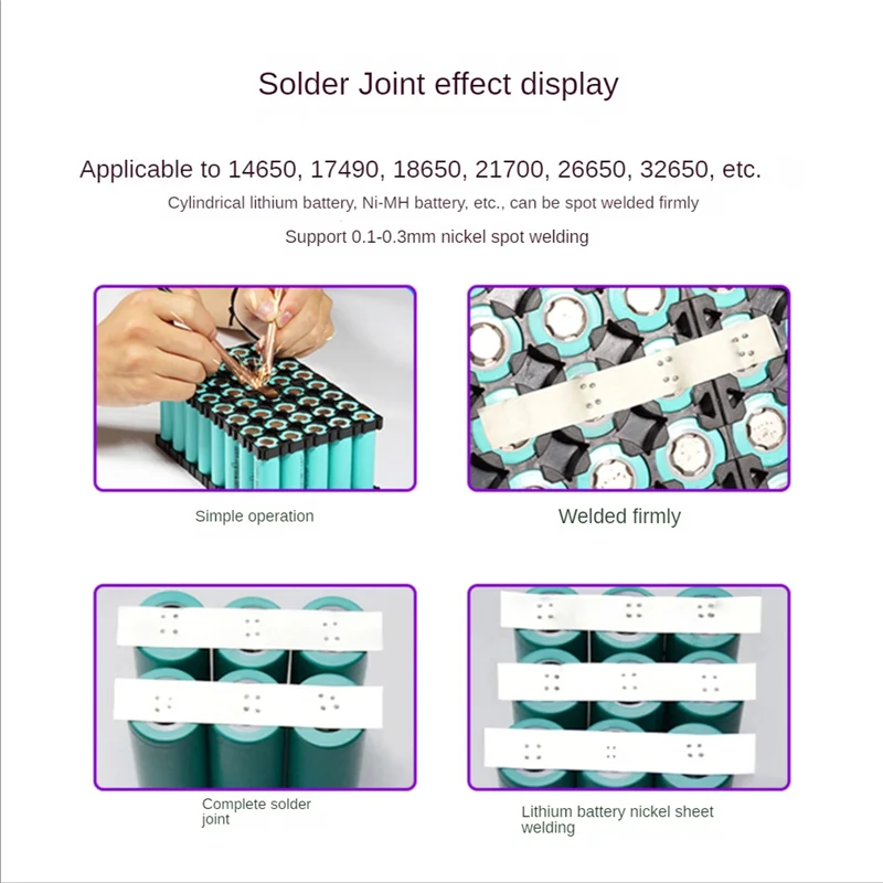 

A76K 1 Set K99 Small Spot Welding Machine Portable 18650 Lithium Battery Spot Welding Machine Control Motherboard
