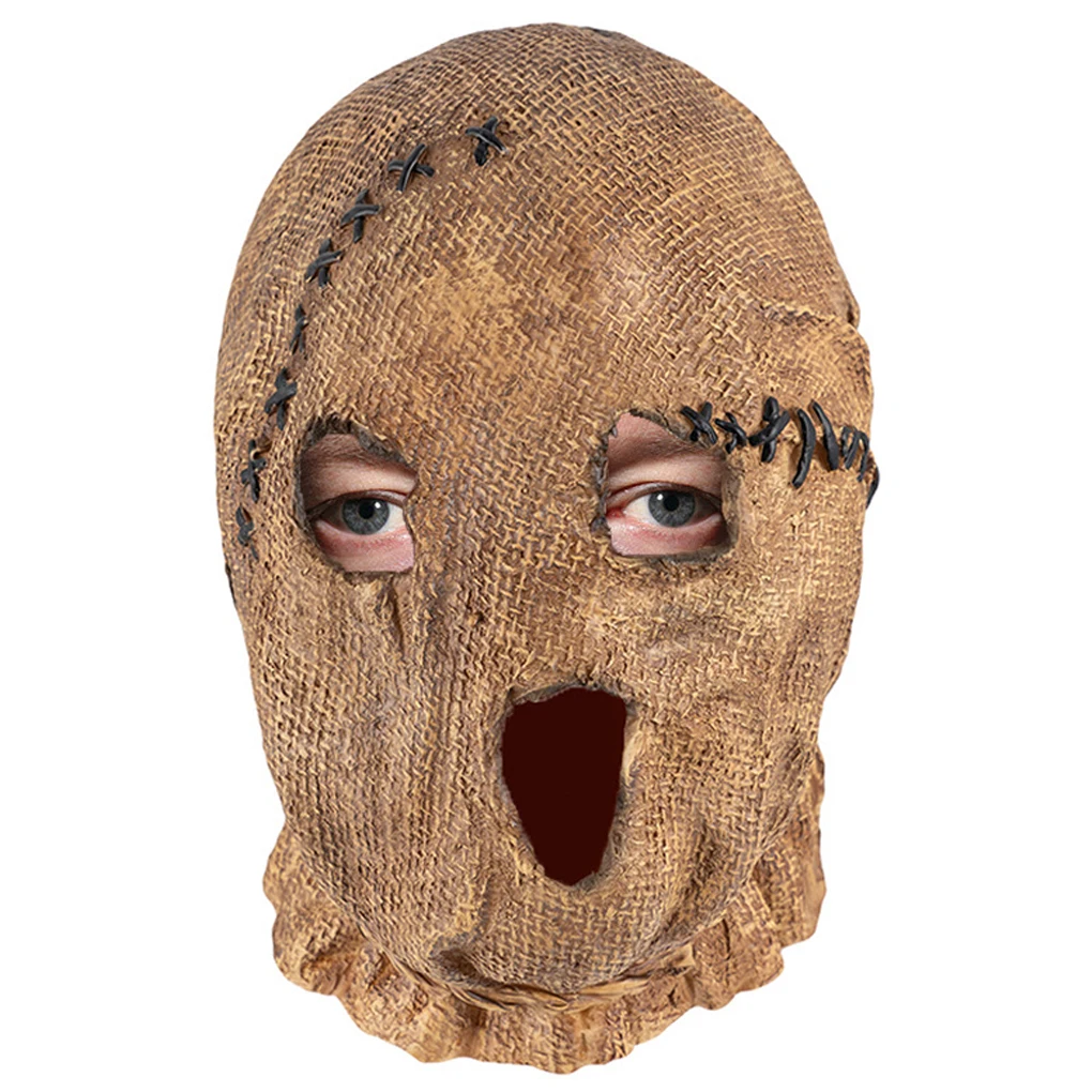 Horror Halloween Horror Scary Costume With Burlap Zombie Mask For Haunted Look Hairstyles Halloween Party Costume Props