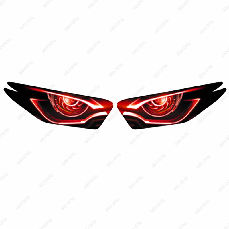 혼다 CBR650R CBR 650R CBR650 650 R 2024 2025 헤드 라이트 데칼 액세서리 용 방수 오토바이 헤드 라이트 가드 스티커