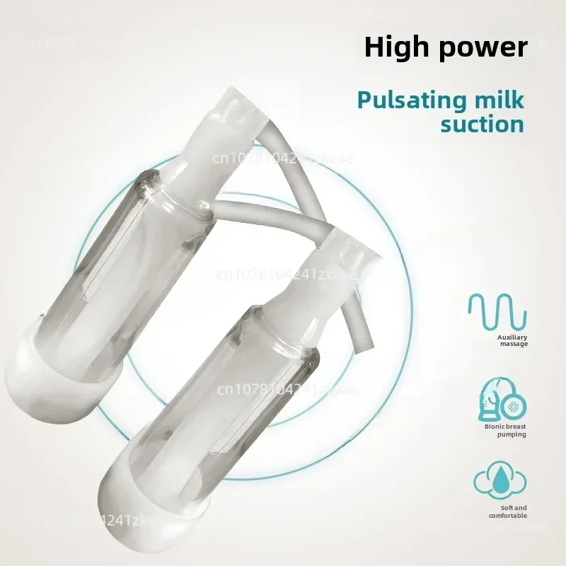 Cow and sheep milking machine, milk pumping and suction machine, arterial flushing, small and portable milking device