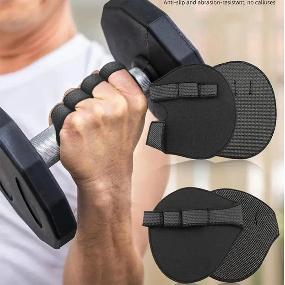 2/4PCS Neoprene Grip Pads Lifting Grips Gym Workout Gloves Weightlifting Calisthenics Powerlifting Fitness Sports Hand Protector