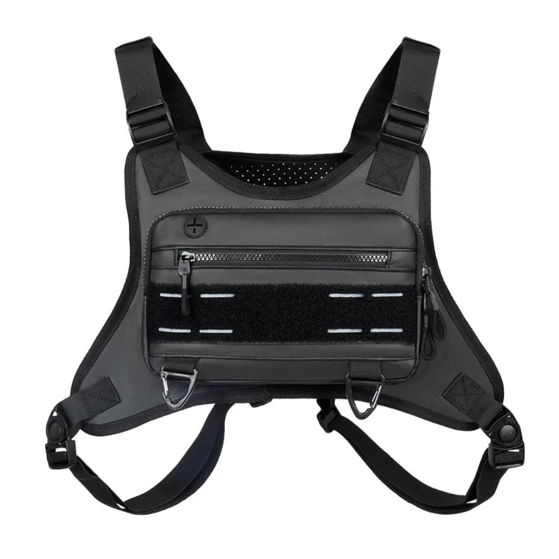 

Тактическая нагрудная сумка, легкие нагрудные рюкзаки для рыбалки, рюкзаки для бега, уличная дорожная сумка-жилет для женщин и