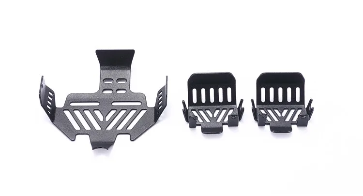 3-częściowa płyta ochronna podwozia ze stali nierdzewnej do Trax Trx-4 Bronco Defender G500 K5 Rc Car Protection Board