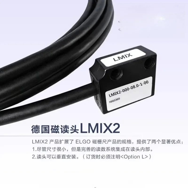 LMIX2-000-08.0-1-00 LMIX2-00-02-1-00 Germany ELGO  Magnetic Grid Gauge Reading Head