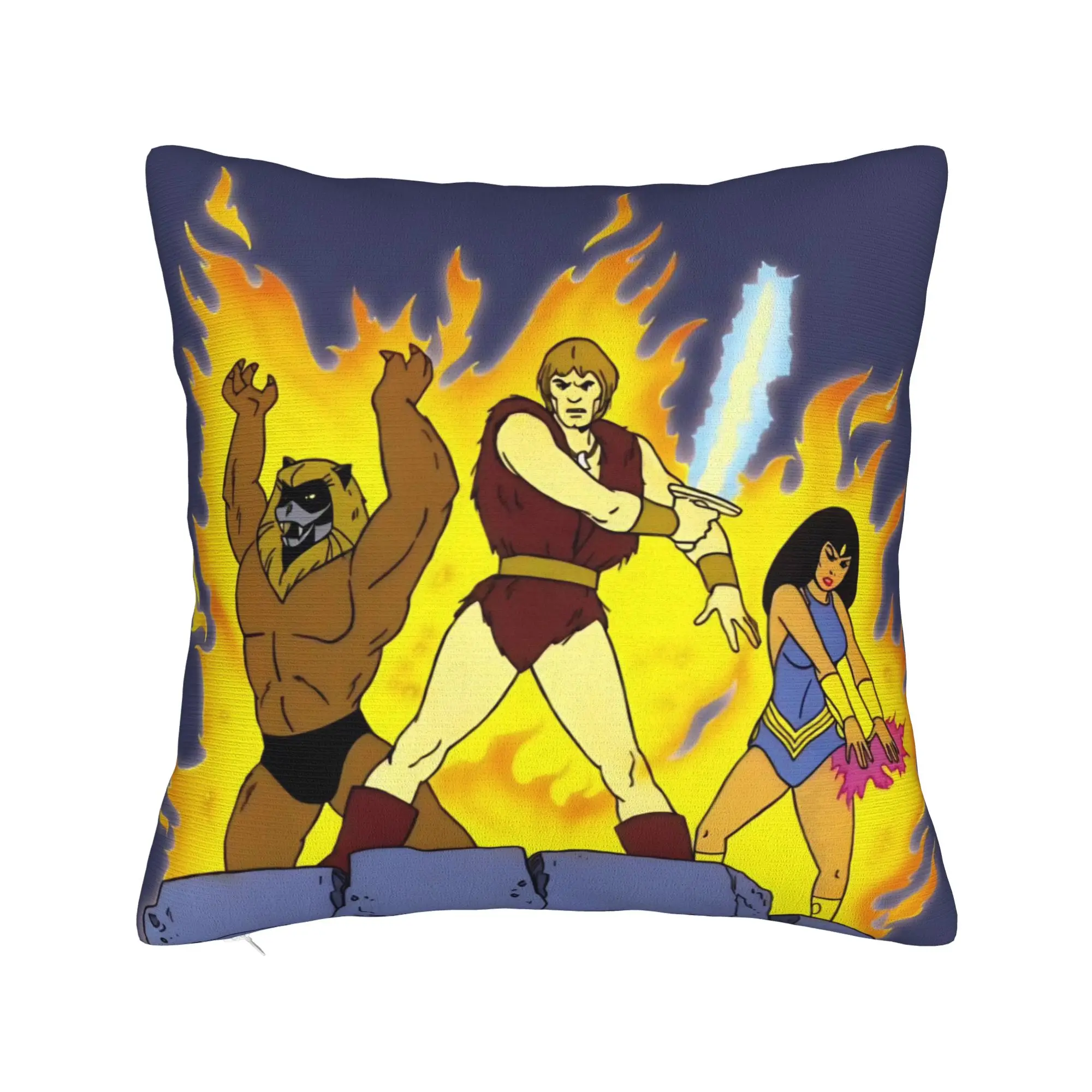 Thundarr The Barbarian Pillow Covers Merch Printing Cushion Cover Decorations  Pillow Case Cover Bed Multiple Sizes