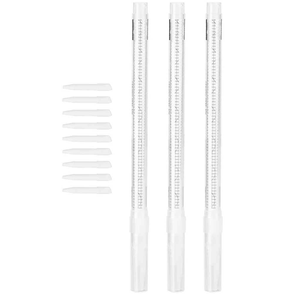 

3 Pcs White Marker Remover Eyebrow Tattoo Eraser Pen Portable Makeup Corrector Plastic Convenient Multipurpose