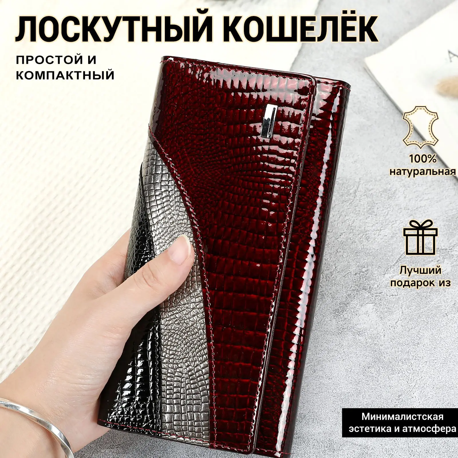 ladies-oil-wax-leather-long-wallet-crocodile-pattern-genuine-leather-women-purse-handbag-fashion-versatile-cowhide-billfold