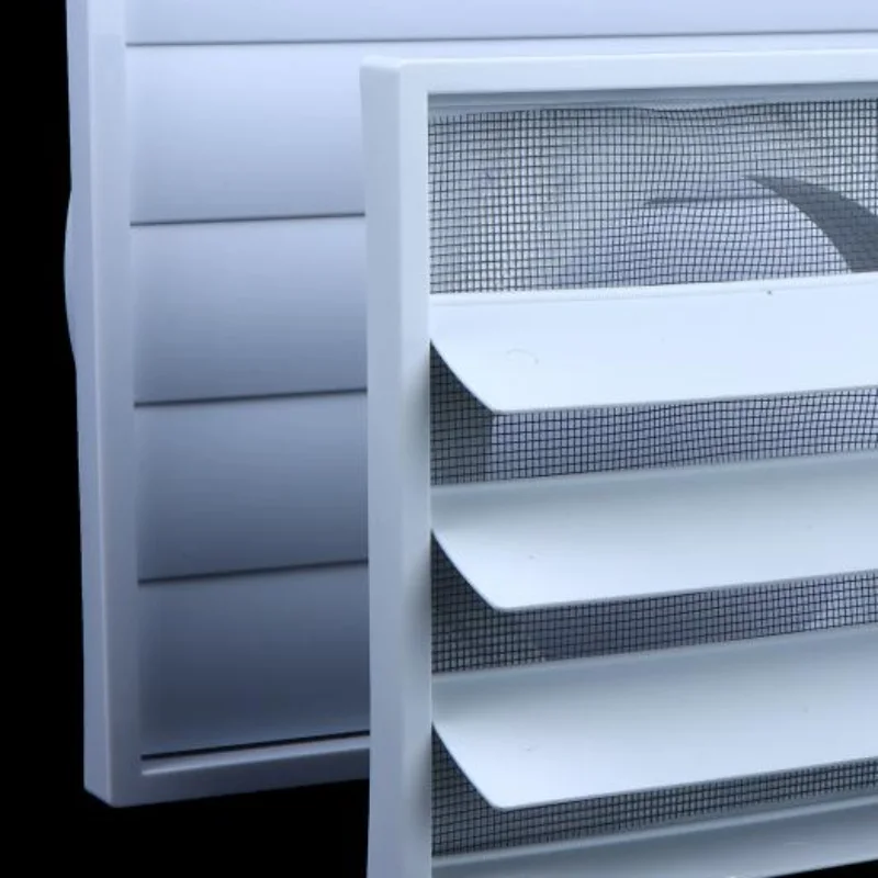 Commercial Kitchen Wall Covering - Penutup Ventilasi Satu Arah Warna Putih,