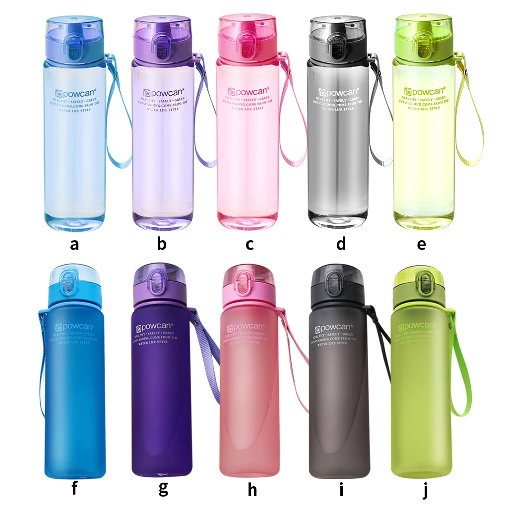 New 400ml 560ml Portable Leak-proof Water Bottle High Quality Tour Outdoor Bicycle Sports Drinking Plastic Water Bottles