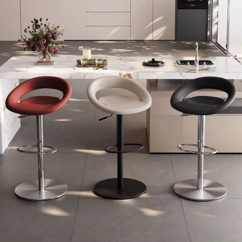 

Барный стул с высокой спинкой для столовой, кухонный табурет, барный стул для улицы, скандинавская мебель для кухни