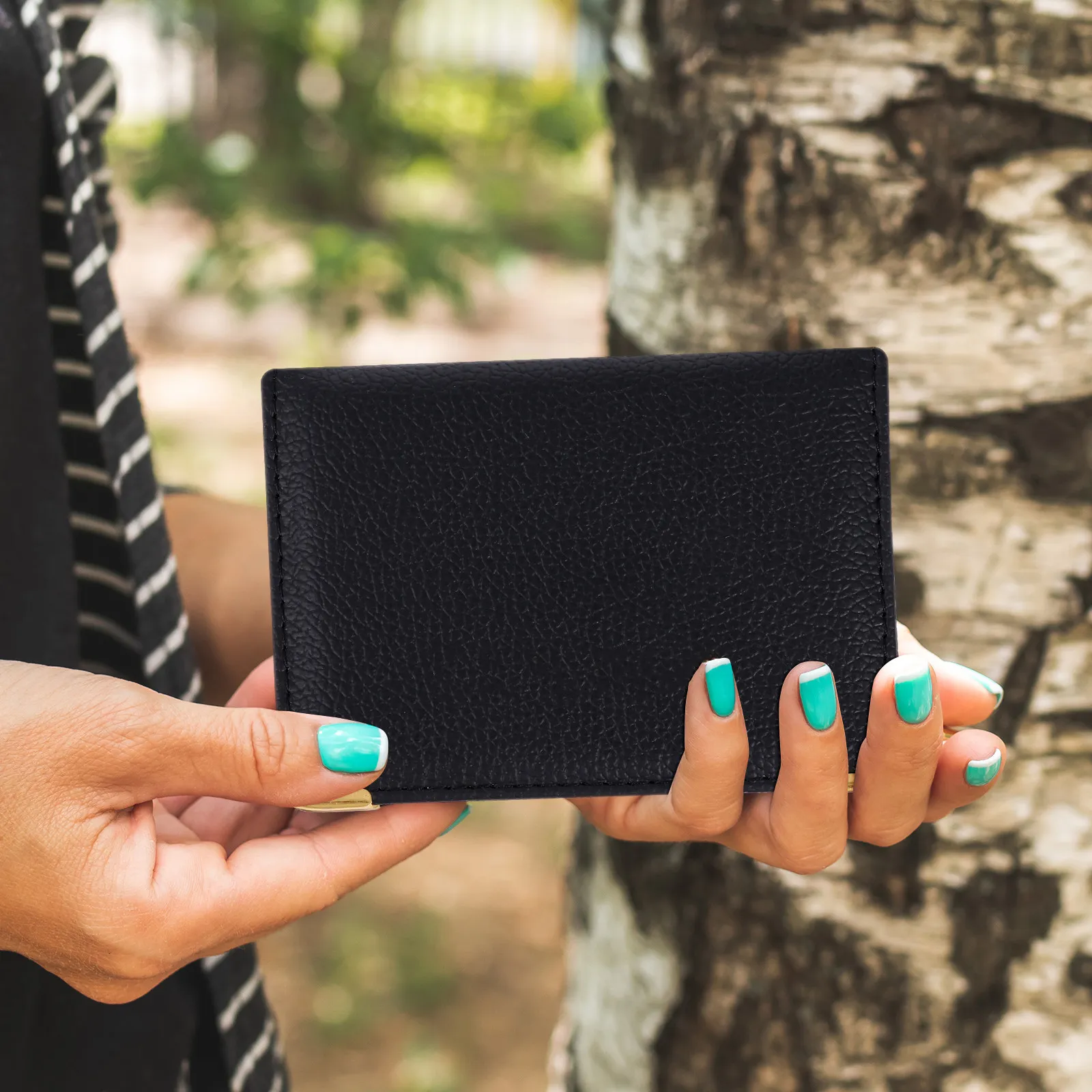 

1 шт. Долговечный чехол для банковских и кредитных карт из полиуретана, защитный футляр с несколькими отделениями для офиса, путешествий, школы