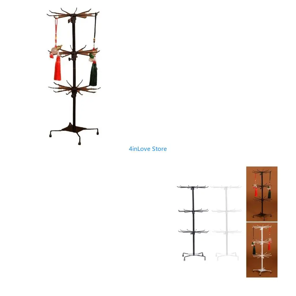 

T4MD Scarves Hats Holder Jewelry Stand Alloy Texture for Retailers and Own Use