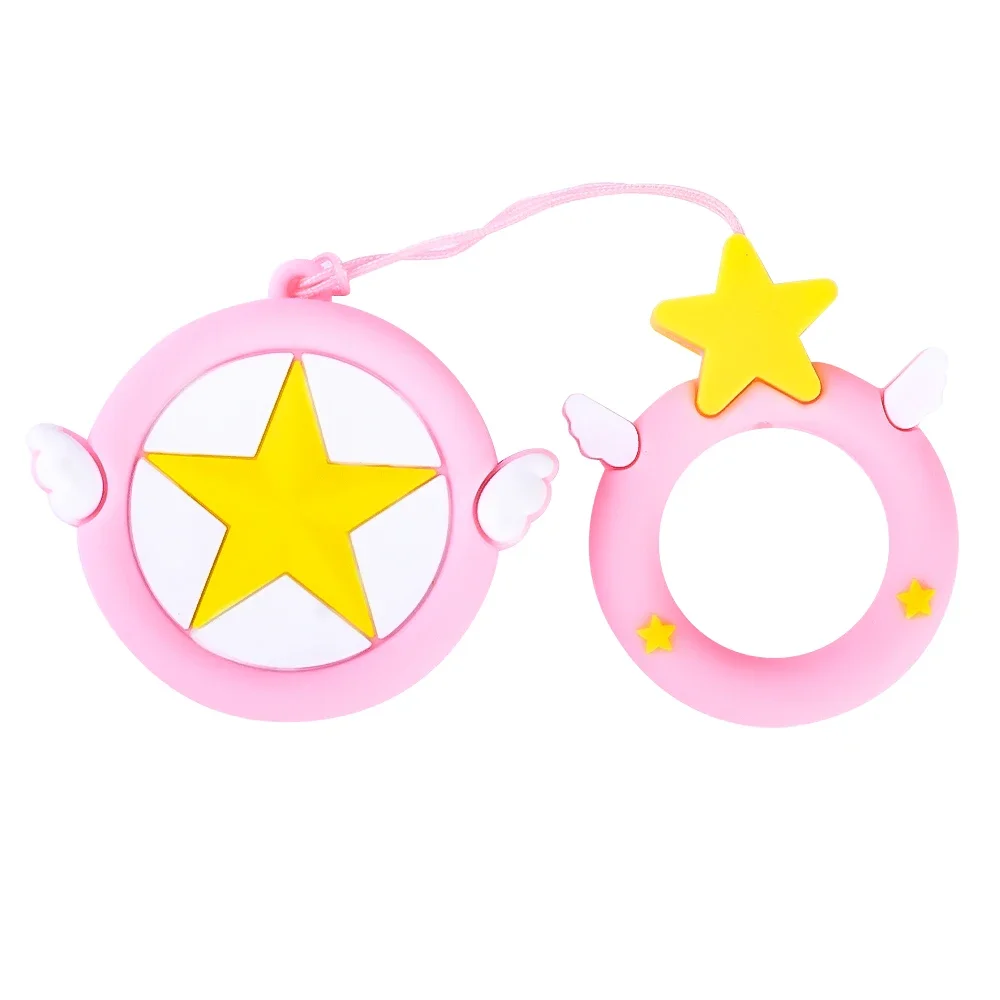 New Cartoon USB 2.0 Flash Drive 64GB Cute Pink Stars Pen Drive Gifts for Girls Beautiful Girly Heart Key Chain Ring Pendrive