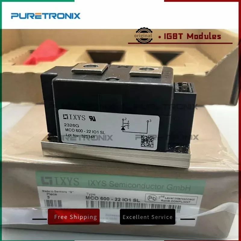 

MCO600-22io1 MCO600-20io1 MCO600-18io1 Тиристорный модуль MCO600-16io1