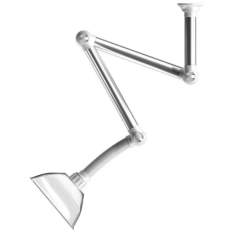Laboratory fume hood air extraction arm/aerosol extraction hose