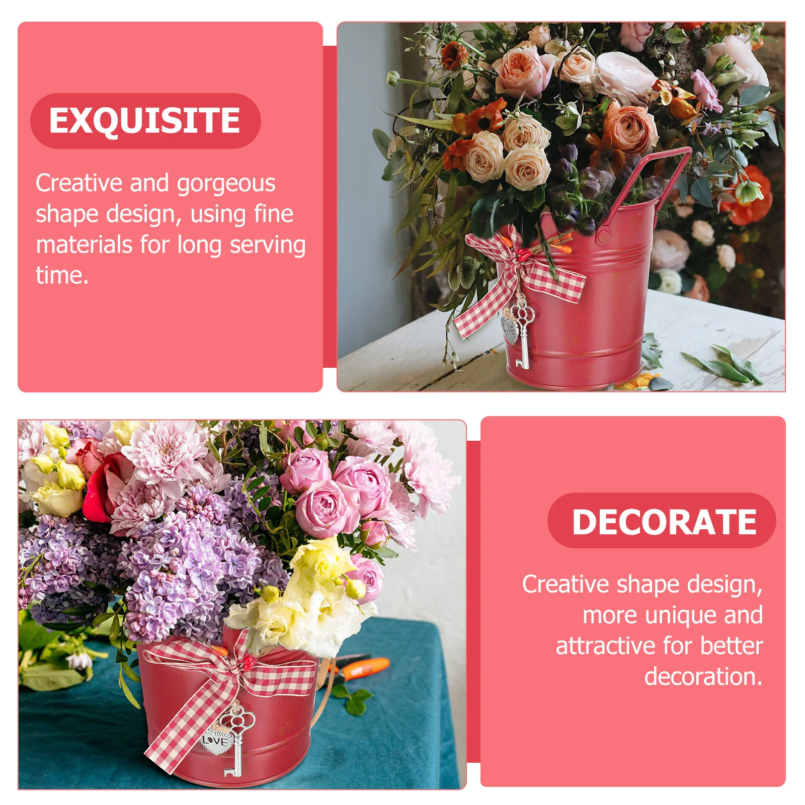 

1pcs Butterfly Bow Succulent Planter Creative Flower Pot For Home Office Decor Storage Flowerpot Desktop Ornament Planting