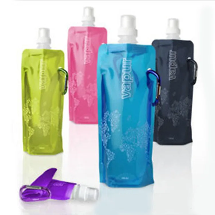 

Portable Ultralight Foldable Silicone Folding Water Bottle Water Bag Outdoor Sport Supplies Hiking Camping Soft Flask Water Bag