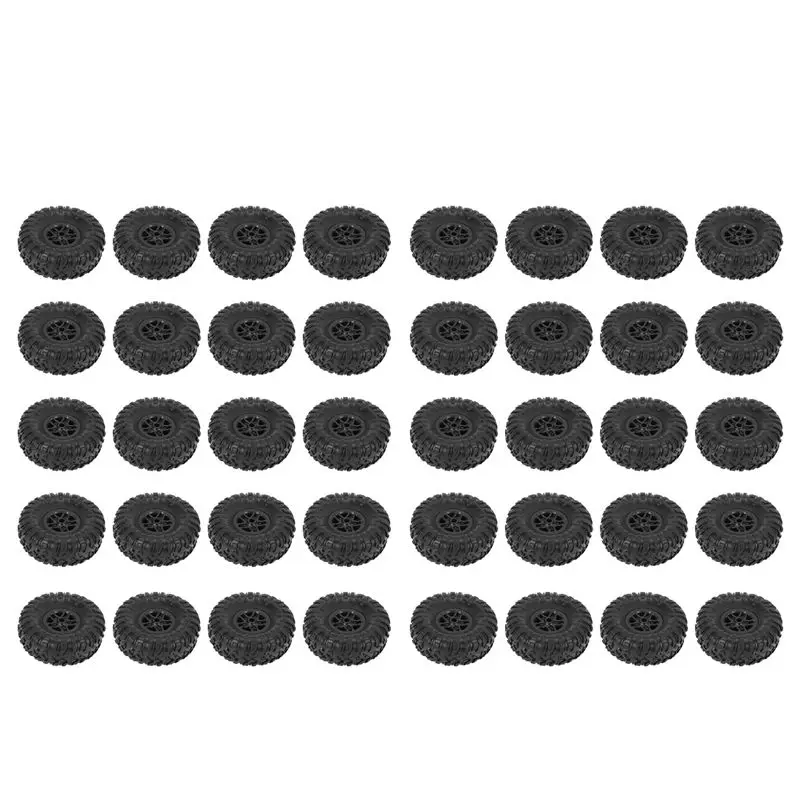YSUN-40 Pcs RC Car Tires Wheels Rims Set For MN D90 D91 RC Car Spare Parts Crawler Car Assembled Tyre For Truck Parts