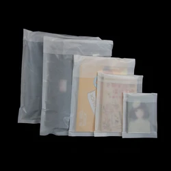 100Pcs/lot Translucent Glassine Paper Bag Self Adhesive Envelope Packing Bag For Clothing/Gift Waxed Storage Bag