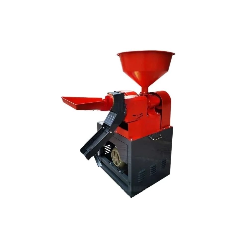 Automatic multifunctional  small rice beater, shelling machine, corn peeling and milling machine