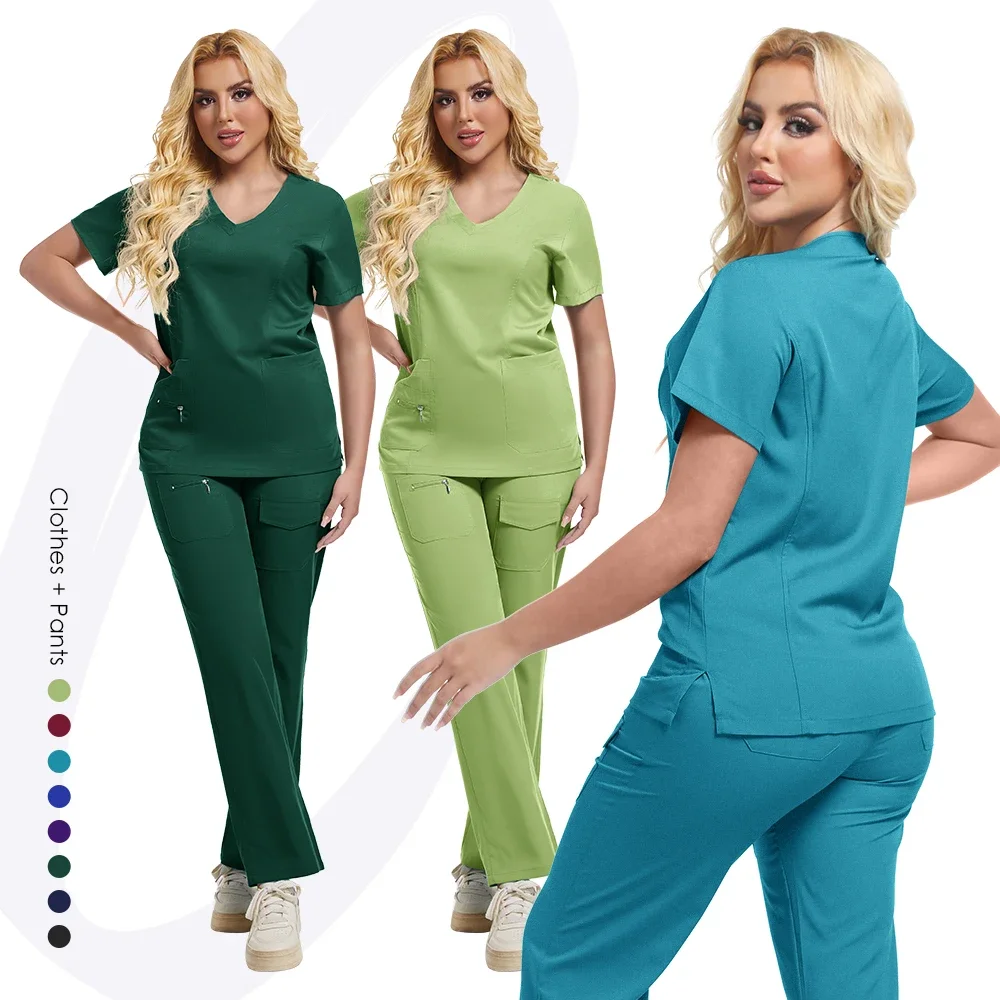 

Beauty salon, pet hospital, nurse, dental clinic, medical set, new style, fashionable, clinical, surgical gown, hospital uniform