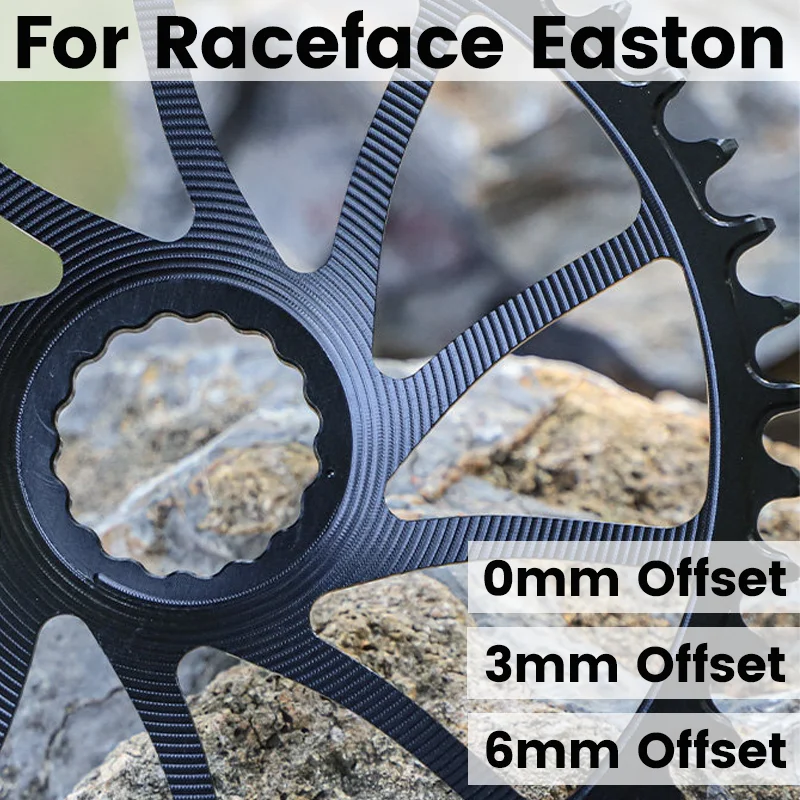 

For Race Face Mtb Chainring Easton Crown 30t 32 34t 36 38t 40t 42 44t 46 48 Teeth Chainring 6mm 3mm Offset Single Chainring