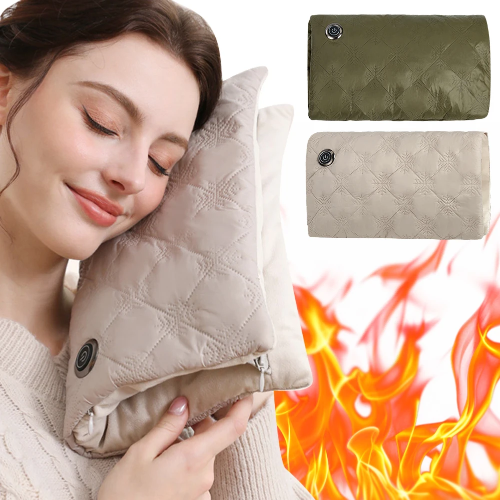 

Electric Hand Warmer Electric Heated Gloves Fast Heating Heated Hand Muff Hand Warmer Pouch for Outdoor Camping Fishing