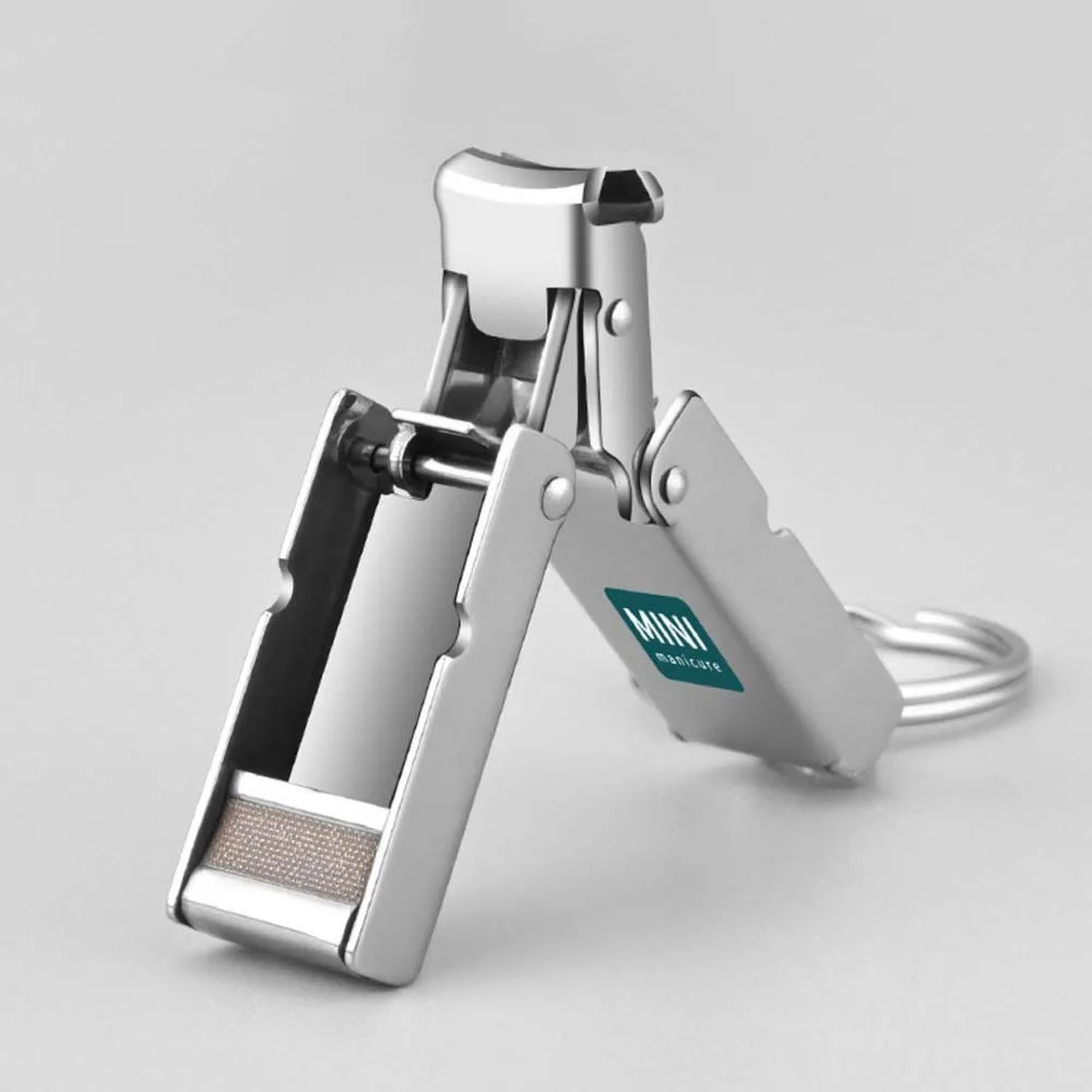 

Maneki Neko Lucky Cat Mini Nail Clipper Keychain Stainless Steel Car Key Decor Mini Nail File Foldable Mini Size