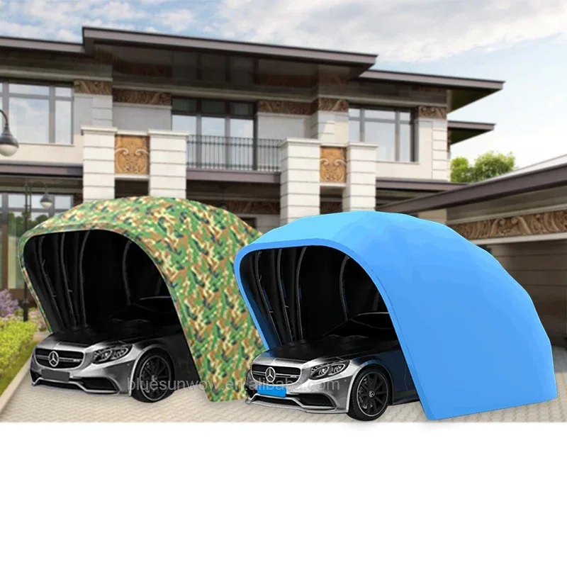 Various colors available Semi-automatic Fully automatic detachable folding design Round car garage Outdoor easy-to-use canopy