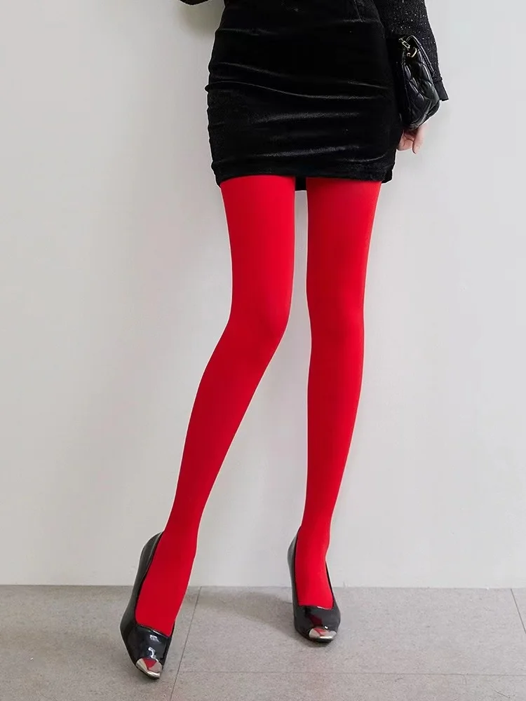 

Women's Control Top High Elastic Soft Opaque Pantyhose Tights