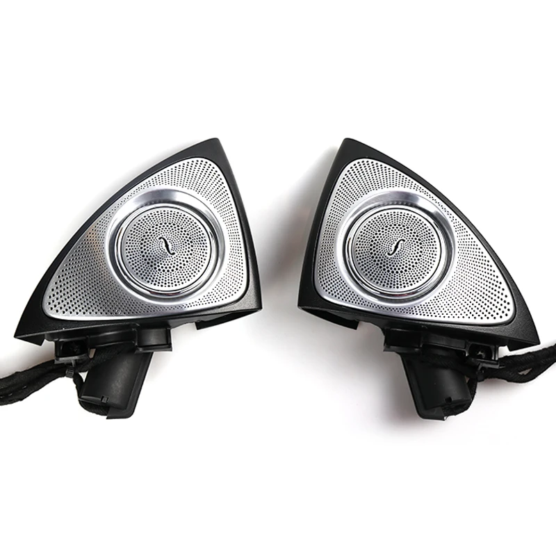 3D rotary treble tweeter speakers with ambient lights for Mercedes benz E-class w213 2016-2020 with 64 colors