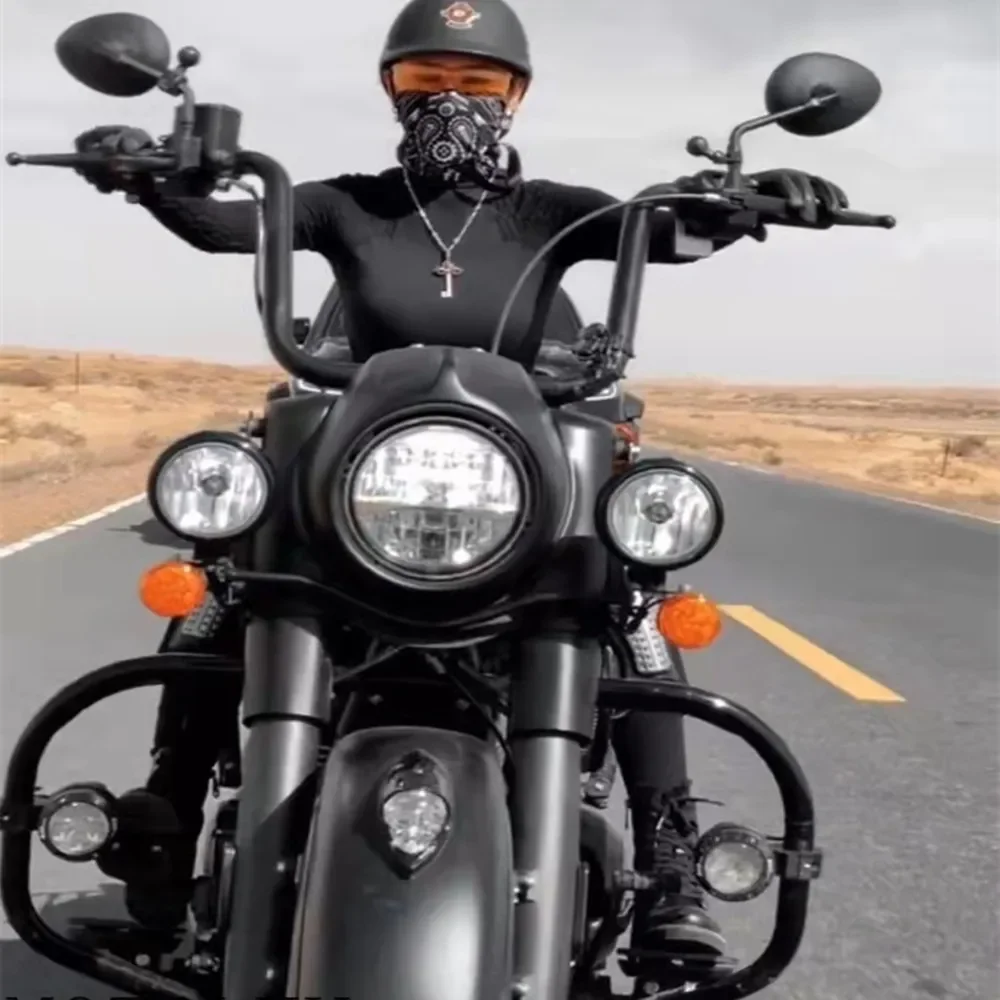 

Мотоцикл 14 "16" Rise 1-1/4" вешалка для обезьяны руль для Indian Chief Dark Horse Vintage Springfield 2018-2024