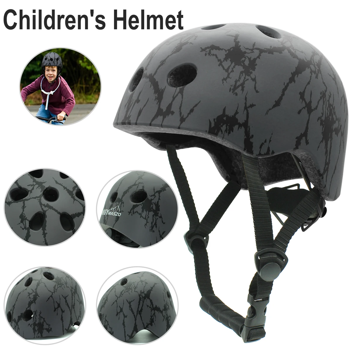 Children's Cycling Helmet Skating Riding Outdoor Bicycle Cycling Rock Climbing Skateboarding Roller Skating Protective Cap