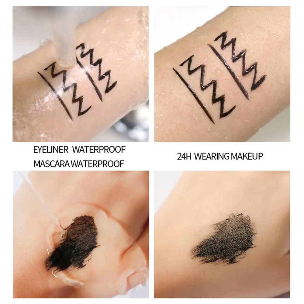 4d Faser Mascara Curl dicke Verlängerung Wimpern dauerhafte Eyeliner schwarz natürliche nicht verschmierte Mascara wasserdichte Augen Make-up Kosmetik