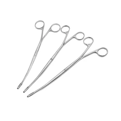 Stainless steel ring extractor intrauterine device Gynecological multifunctional extractor Medical laryngeal forceps fishbone fo