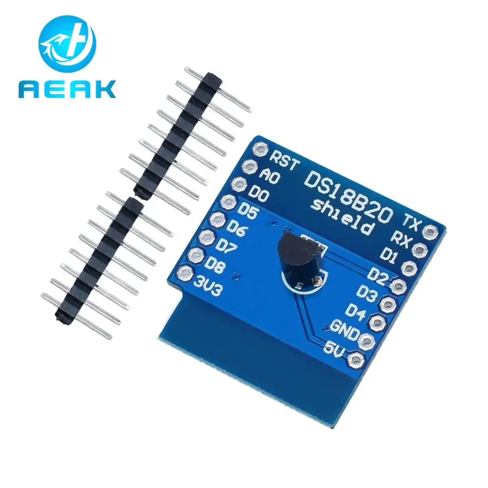 Módulo DS18B20 para D1 MINI DS18B20 Módulo de sensor de medición de temperatura para AEAK d1 mini