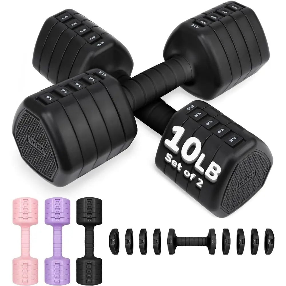 

Adjustable 10-30LBS Dumbbell Set for Home Gym Strength Training for Men and Women