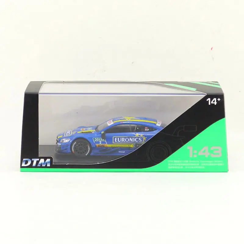 1/43 Scale RMZ City Toy Vehicle Diecast Model Mercedes-Benz C63 AMG DTM Racing Car Educational Collection Gift for Kid Display