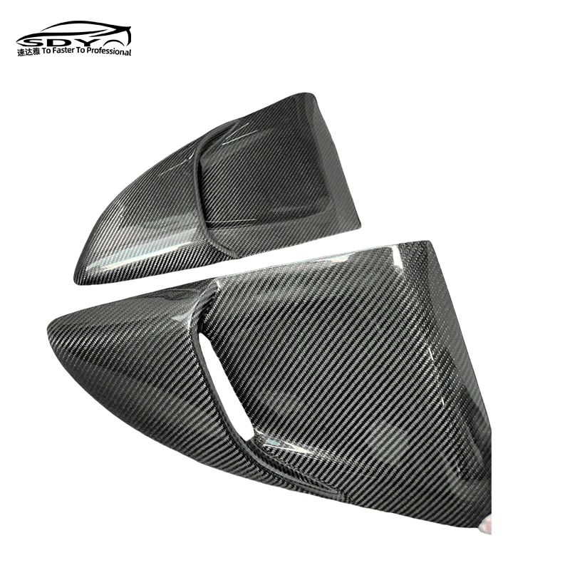 718 Cayman GT4 Style Carbon Fiber Side Vent Side Air Scoop untuk 718 Cayman