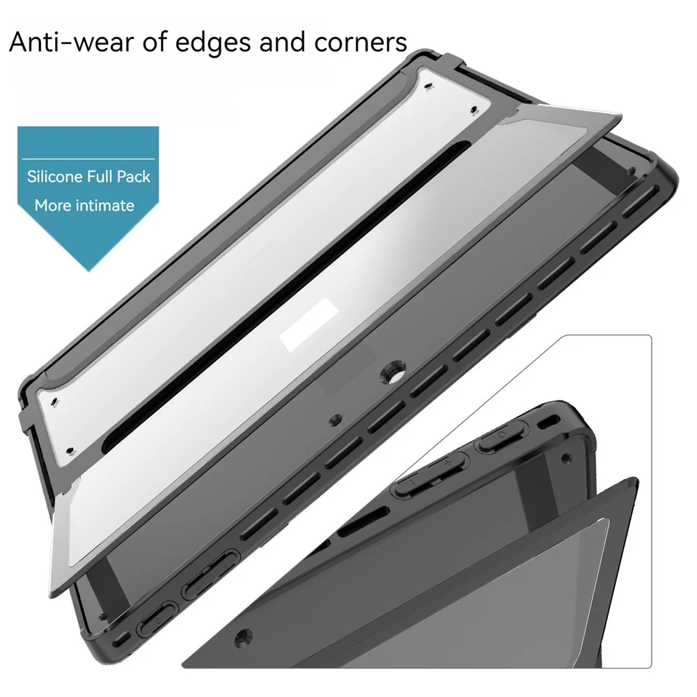 Tablet Case Stand Compatible For Surface Pro9 Microsoft Tablet Protective Cover With Holder Back Cover Shell