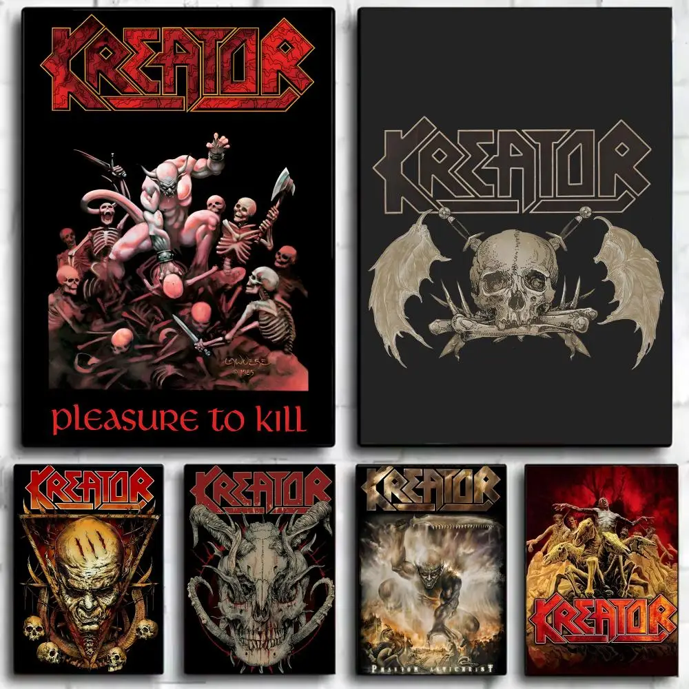 Fast Aggressive Metal Metal Band K-Kreator Poster Wall Art Print Poster Decorative Mural Home Decor Gift Unframed