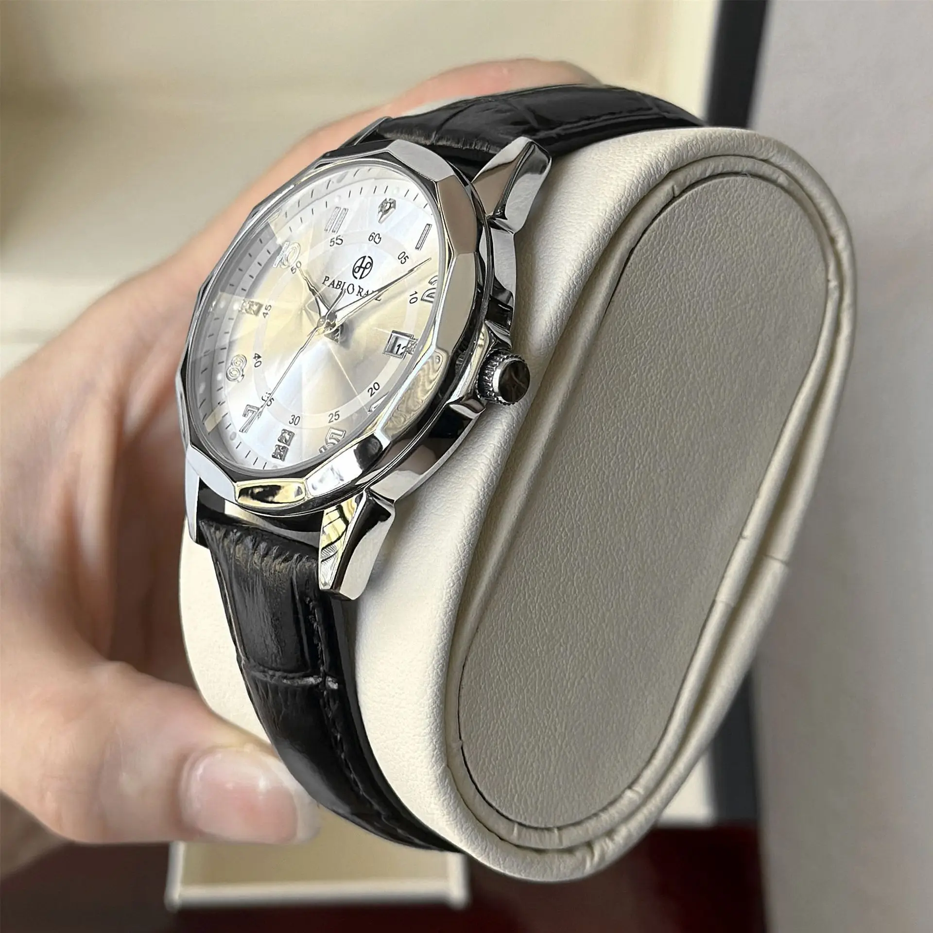 UTHAI CQ334 Fashion Men watch Night Light Waterproof Business Leisure Quartz Watch Light Luxury Clock Gift watches for man - Image 2