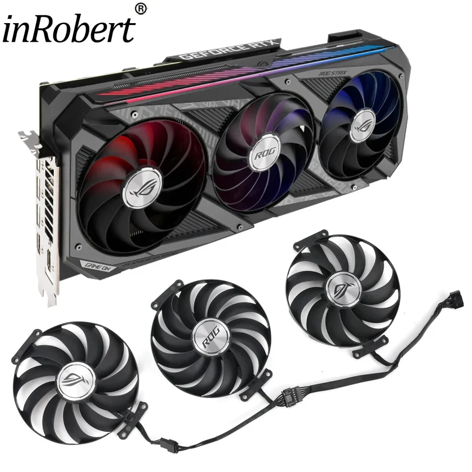 95mm GPU Fan for ASUS ROG Strix RTX 3060 Ti 3070 3080 3090