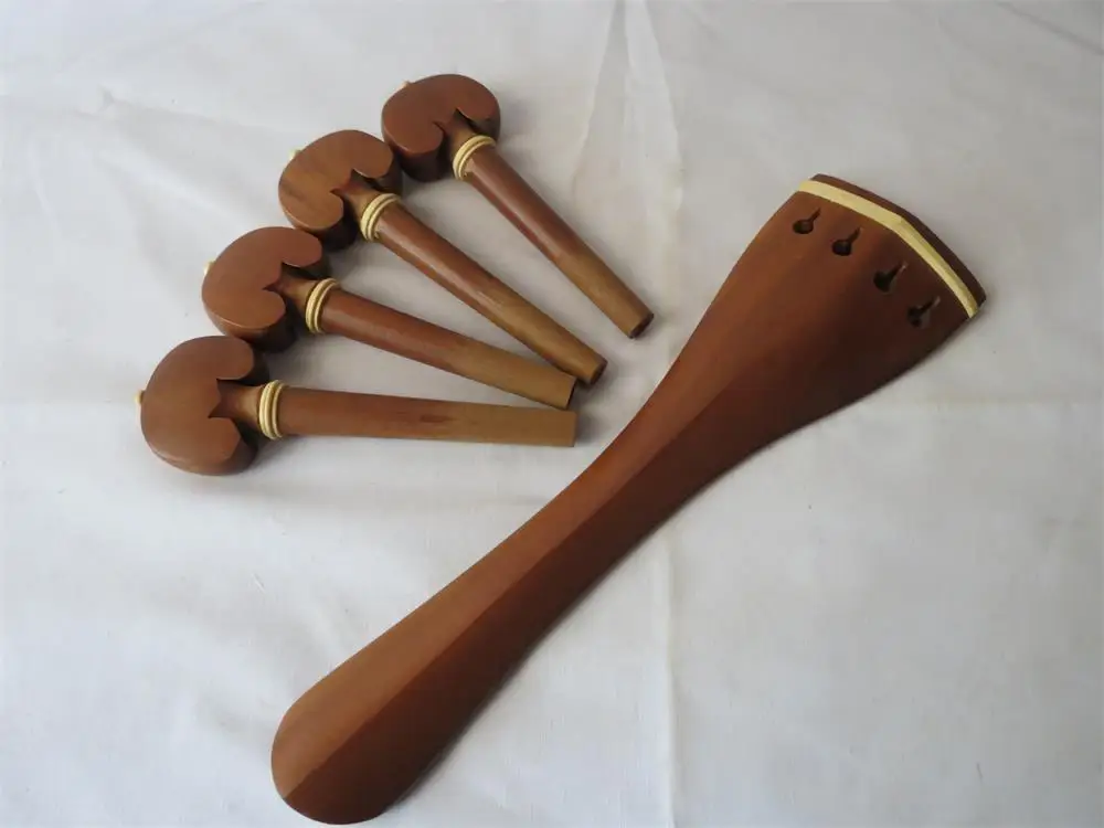 

1set of jujube wood cello fittings 4/4,beautiful bedeck,cello part